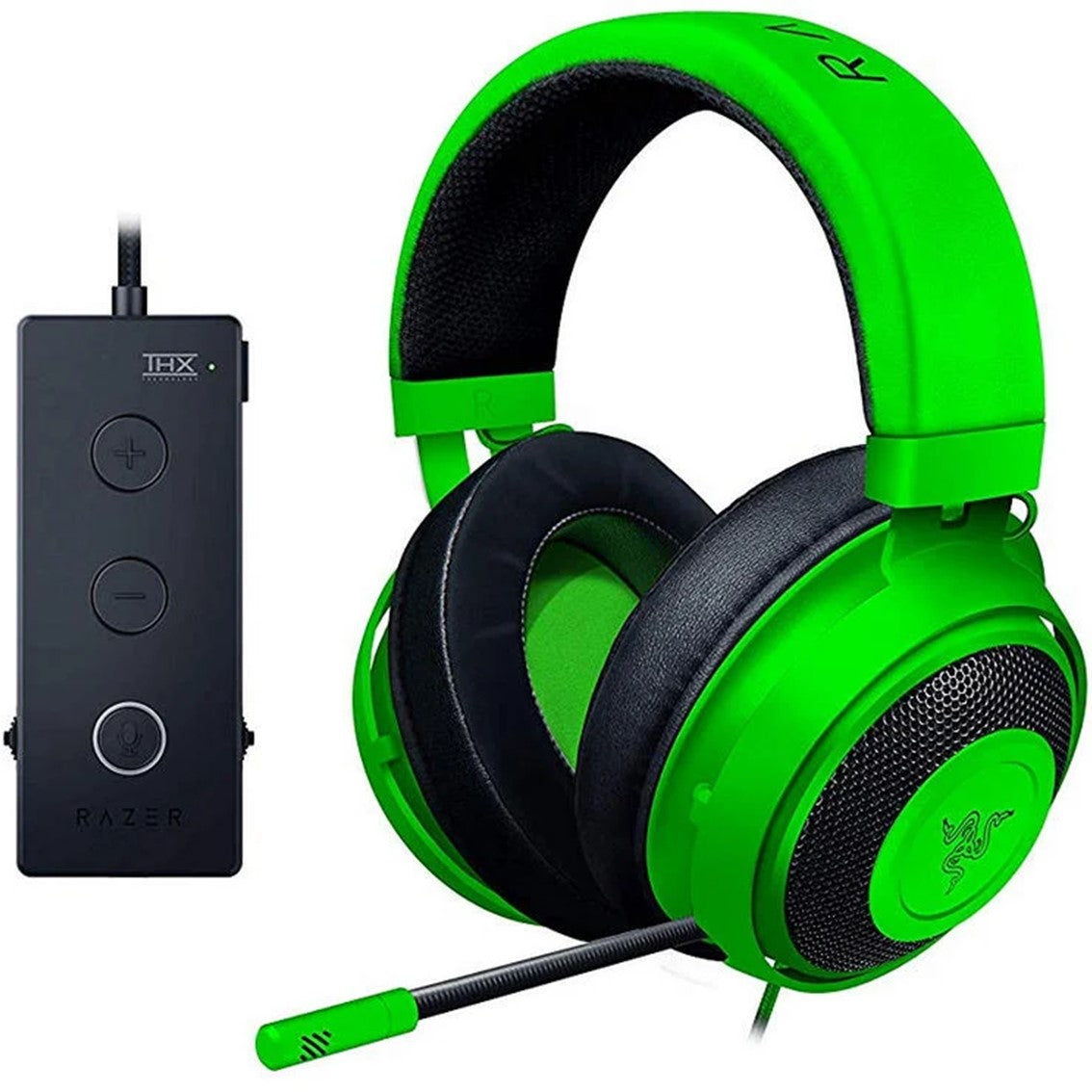 Auriculares gaming razer kraken tournament edition pc - ps4 verde