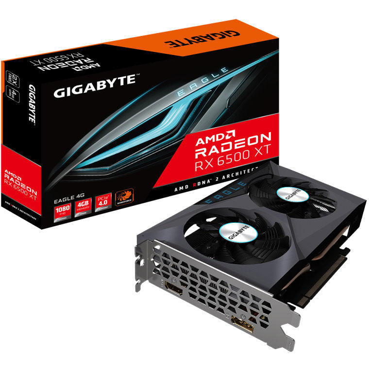 Tarjeta grafica gigabyte radeon rx 6500 xt eagle 4gb
