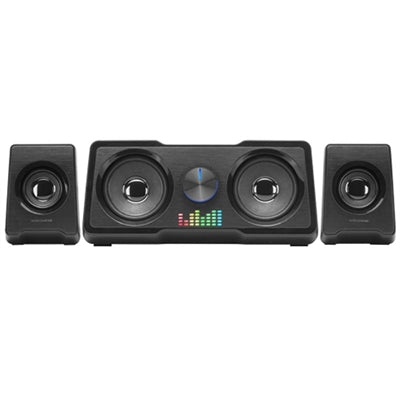 Altavoces mars gaming ms22 2.2 35w usb + jack 3.5mm rgb negro