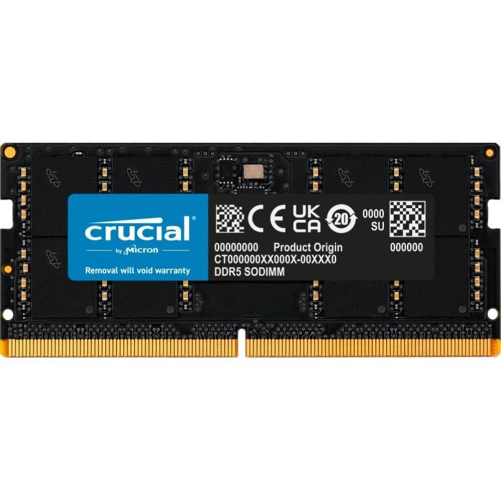 Memoria ram ddr5 32gb crucial - sodimm - 4800 mt - s - pc5 38400 cl40