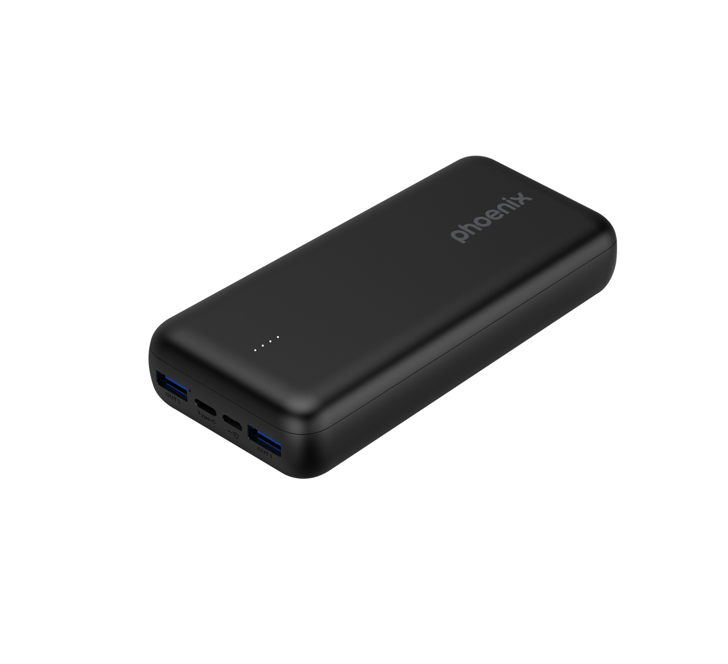 Phoenix powerbank batería externa 20000mah con 2 usb carga rapida y 1 usb tipo c pd