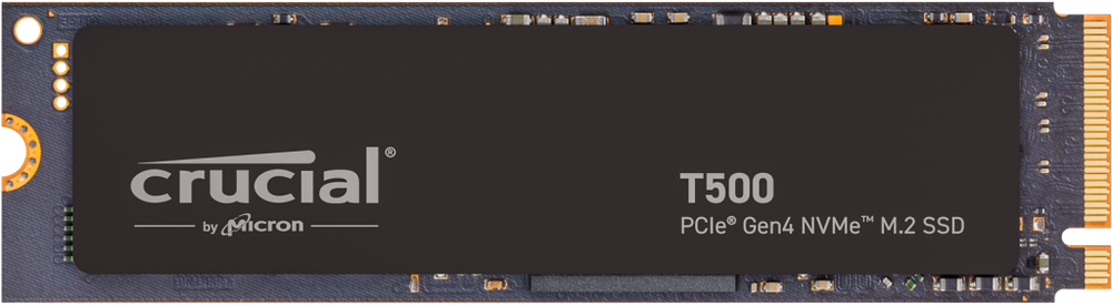 Disco duro interno solido ssd crucial t500 2tb pcie nvme 4.0 x4