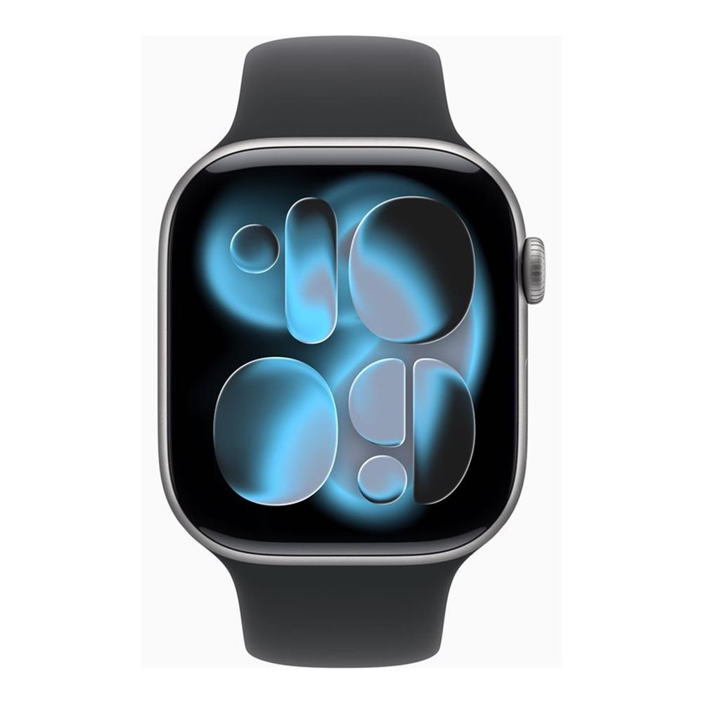 Smartwatch apple watch s11 gps + cellular 46mm space grey aluminium case black sport band - m - l