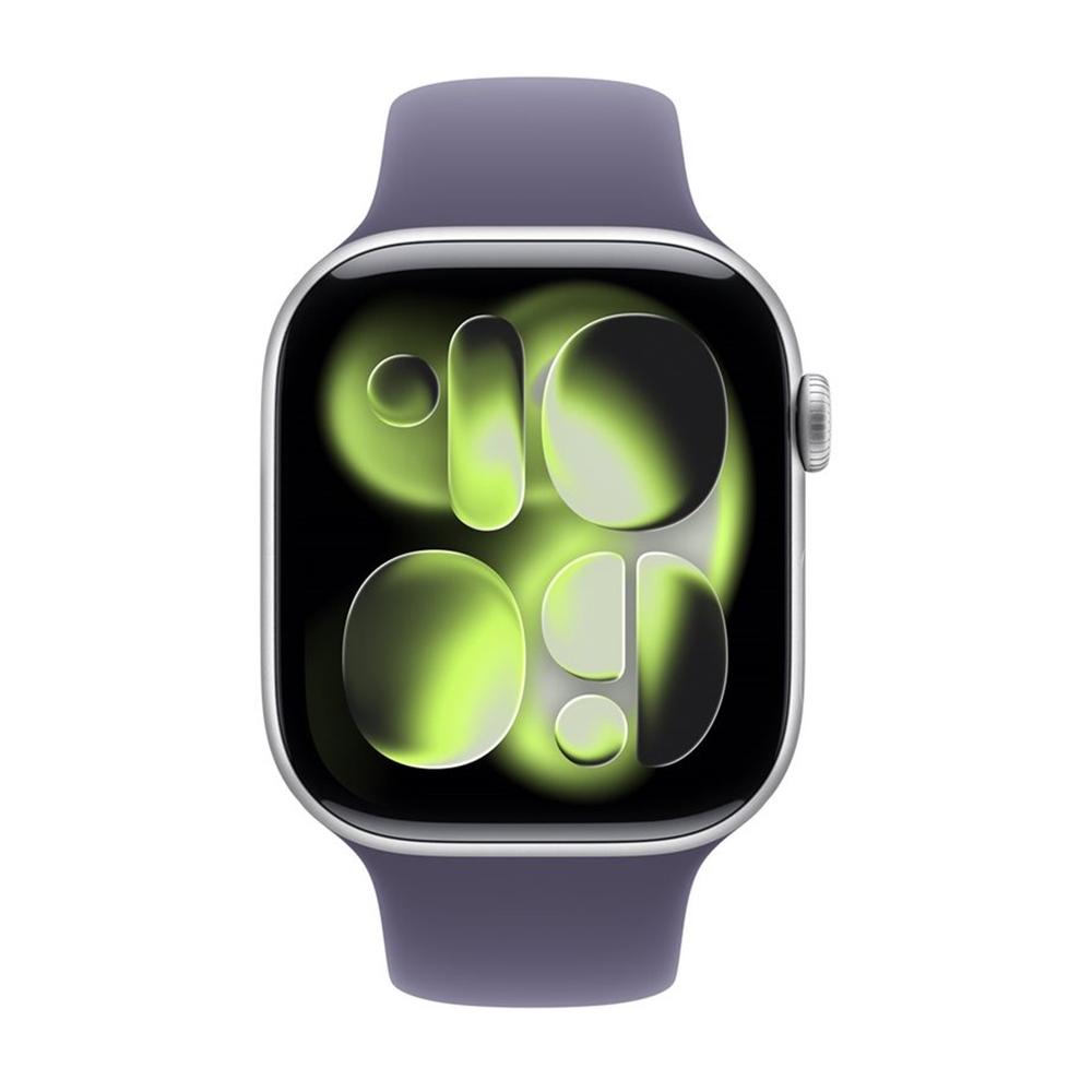 Smartwatch apple watch s11 gps 46mm silver aluminium case purple mist sport band m - l