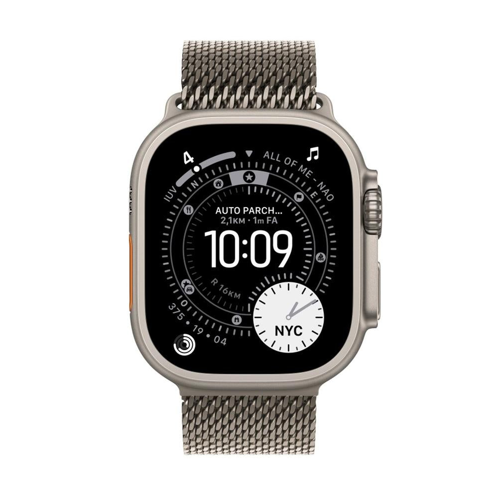 Smartwatch apple watch ultra 3 gps + cellular 49mm natural titanium case natural titanium milanese loop - l