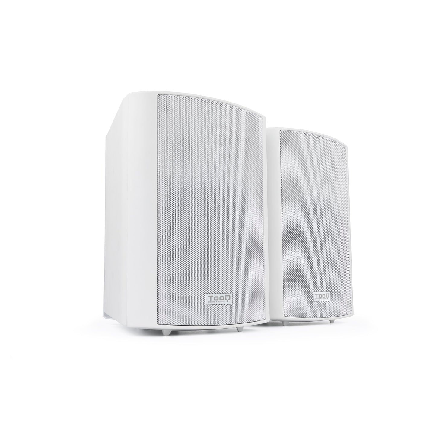 Altavoces activos tooq de pared blancos 30w autoamplificados