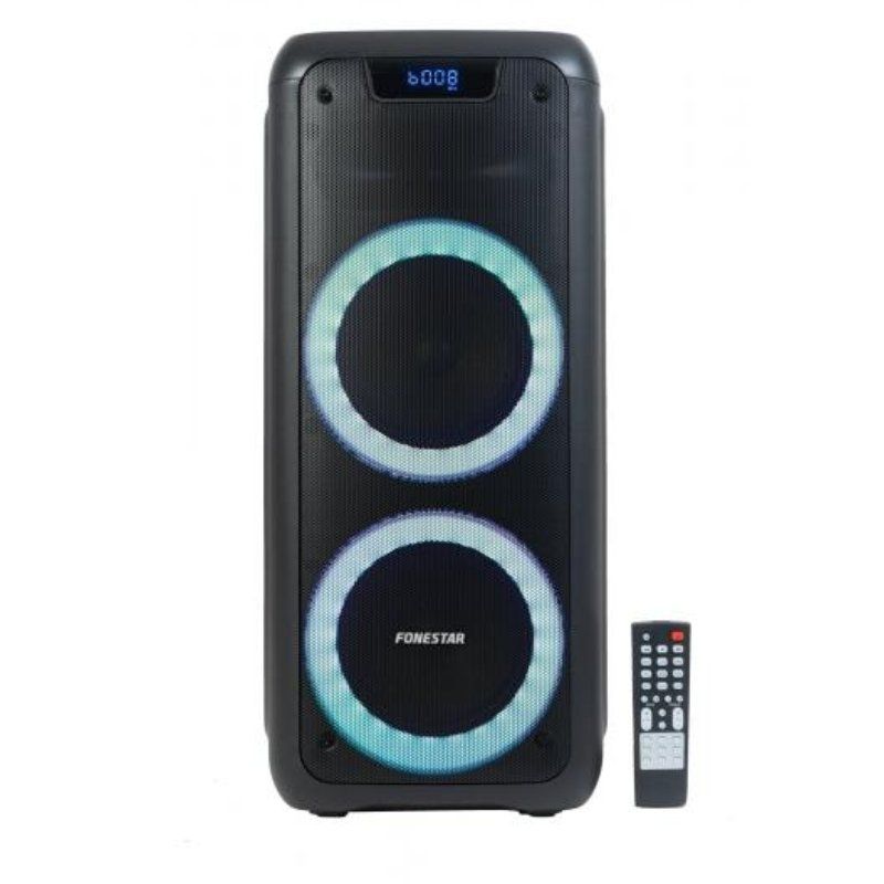 Altavoz portatil fonestar party - duo bluetooth - 100w - mando a distancia