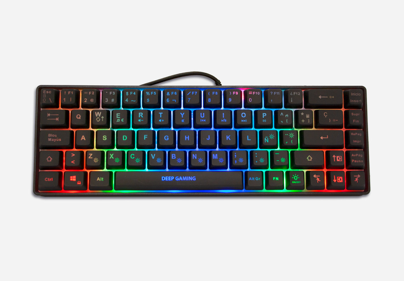 Teclado gaming coolbox mini tm065
