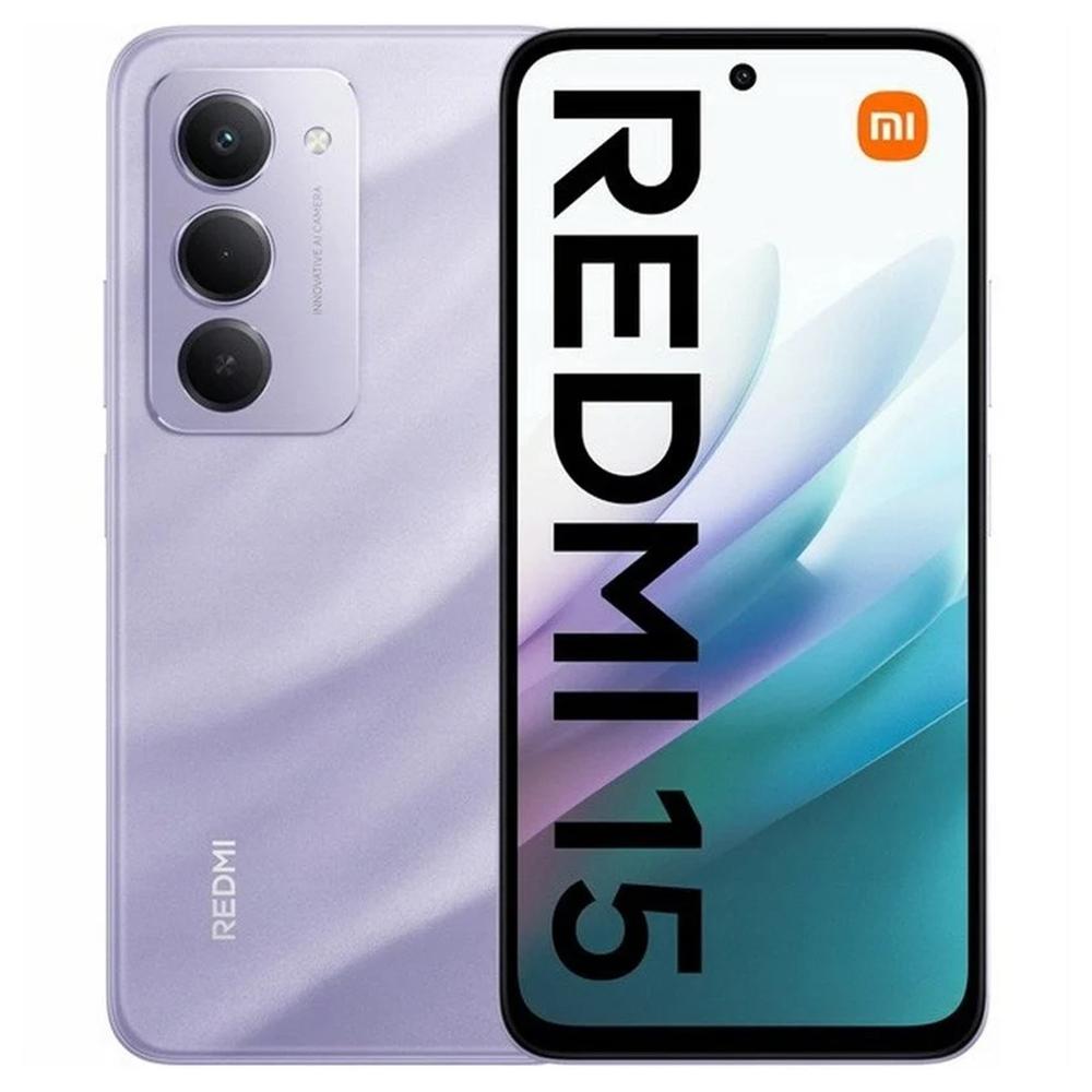Telefono movil smartphone xiaomi redmi 15 6gb - 128gb - 6.9 pulgadas - purpura