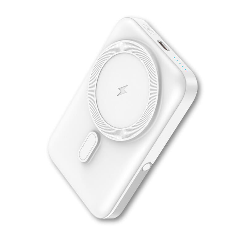 Powerbank qcharx atlas inalambrico magnetico 10000mah blanco
