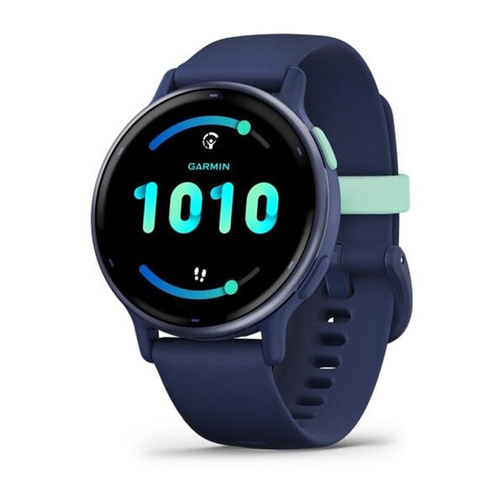 Garmin vívoactive 5 - smartwatch con gps - pantalla amoled - funciónes esenciales de salud y forma física y hasta 11 días de autónomía - azul