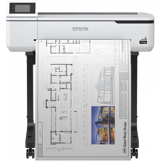Plotter epson surecolor sc - t3100 a1 24 pulgadas -  2400ppp -  1gb -  usb -  red -  wifi -  wifi direct -  pedestal