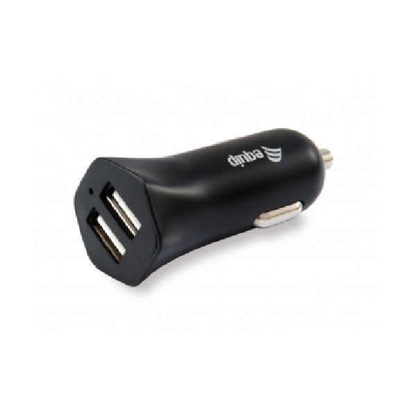 Cargador equip life 5v 2xusb  para coche 12 - 24v 2.4a 12w
