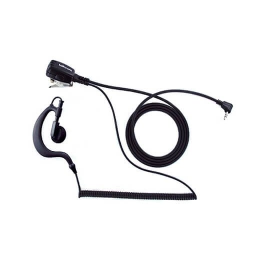 Auricular walkie talkie motorola tlkr negro intraural -  mini jack 2.5mm -  micro