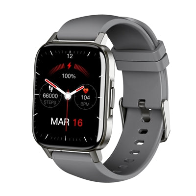 Reloj smartwatch leotec multisport crystal ip68 gris 1.69 pulgadas