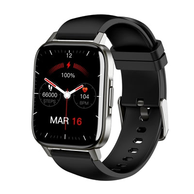 Reloj smartwatch leotec multisport crystal ip68 negro 1.69 pulgadas