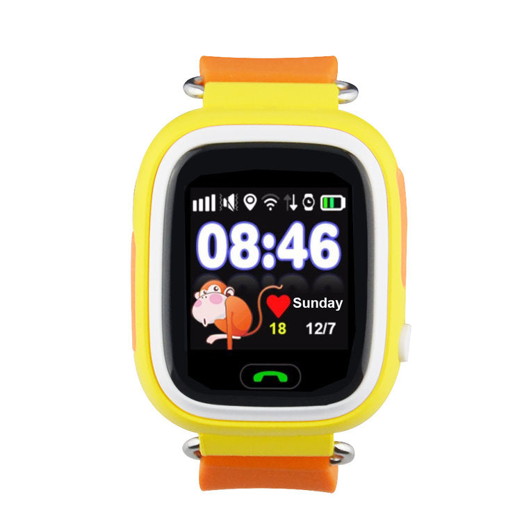 Reloj smartwatch leotec kids way gps antiperdida naranja 1.22 pulgadas