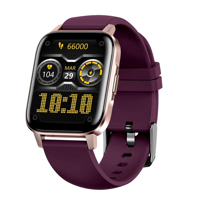 Reloj smartwatch leotec multisport crystal ip68 purpura 1.69 pulgadas