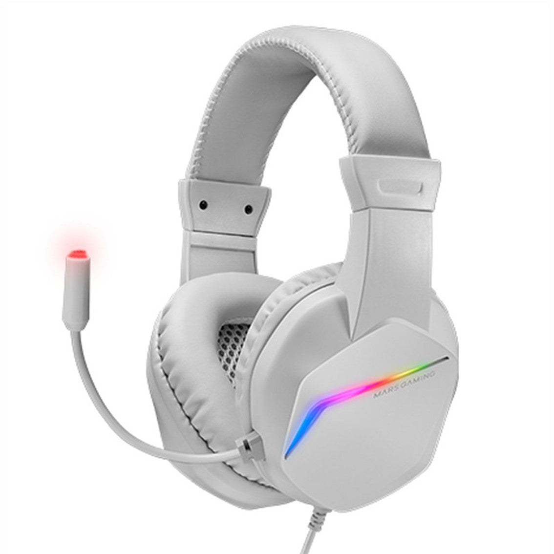 Auriculares mars gaming mh122w jack 3.5mm con microfono compatible con windows -  ps4 -  ps5 -  xbox one -  xbox series x - s -  mac -  nintendo switch -  smartphone -  tablet
