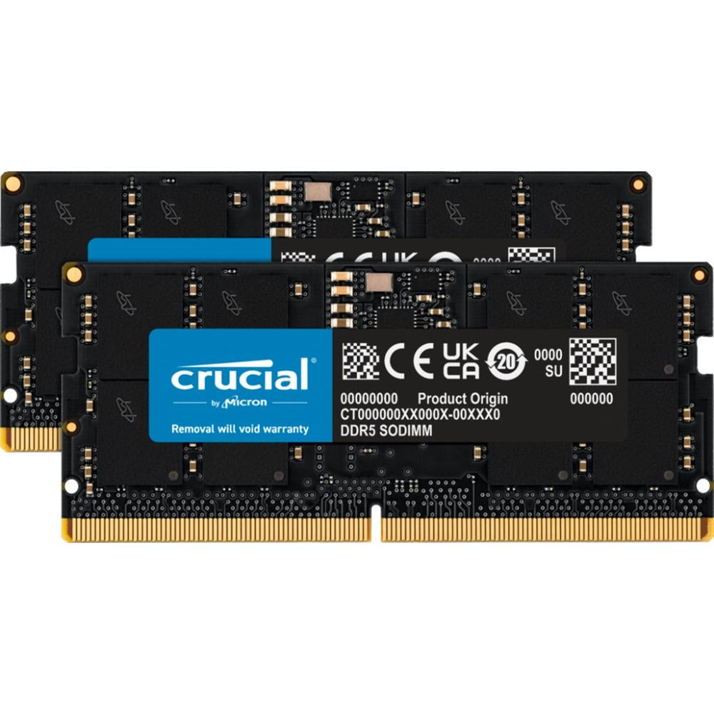 Memoria ram ddr5 32gb crucial  - sodimm - 4800 mt - s - pc5 38400 cl40