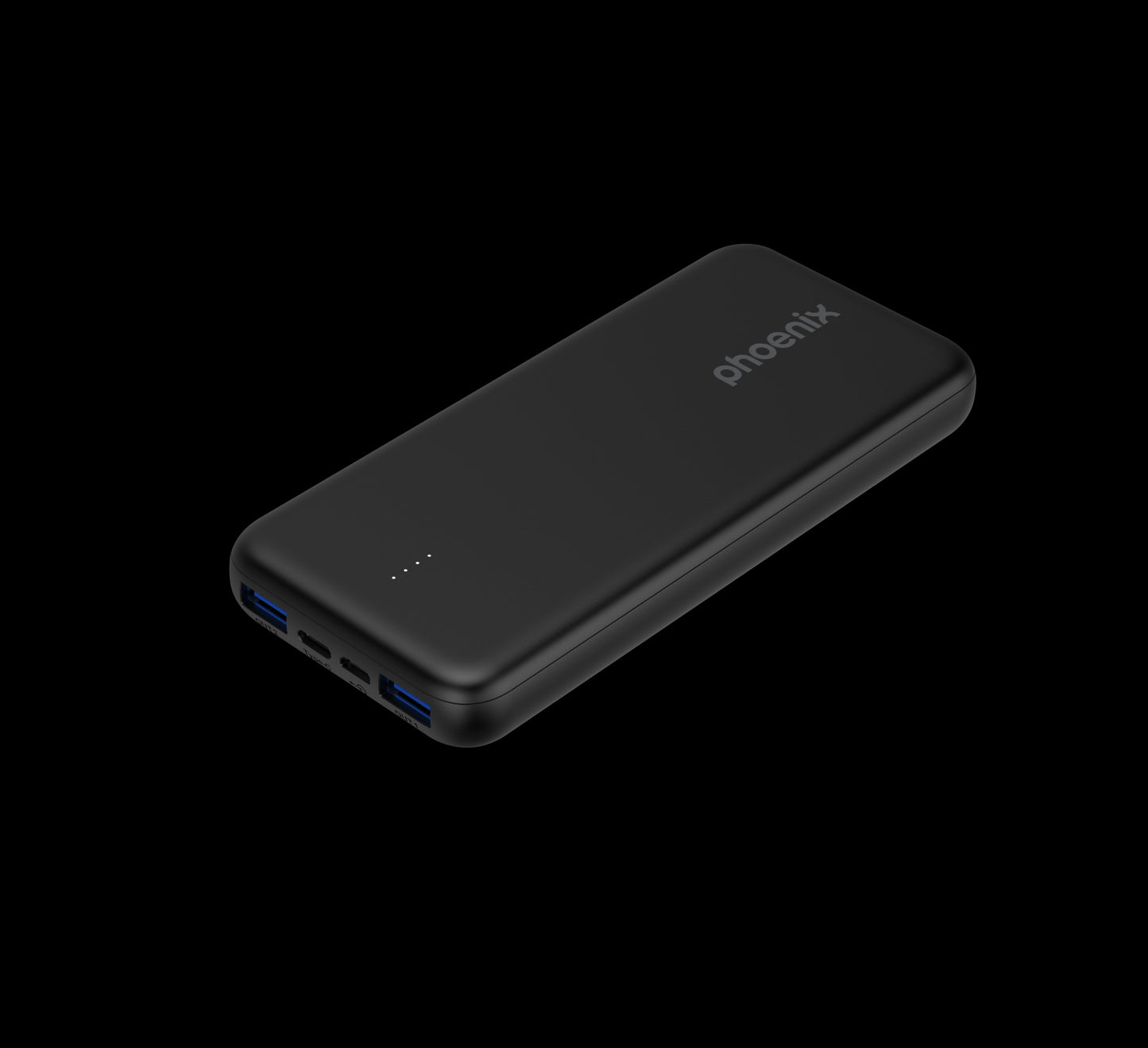 Phoenix powerbank batería externa 10000mah con 2 usb carga rapida y 1 usb tipo c pd