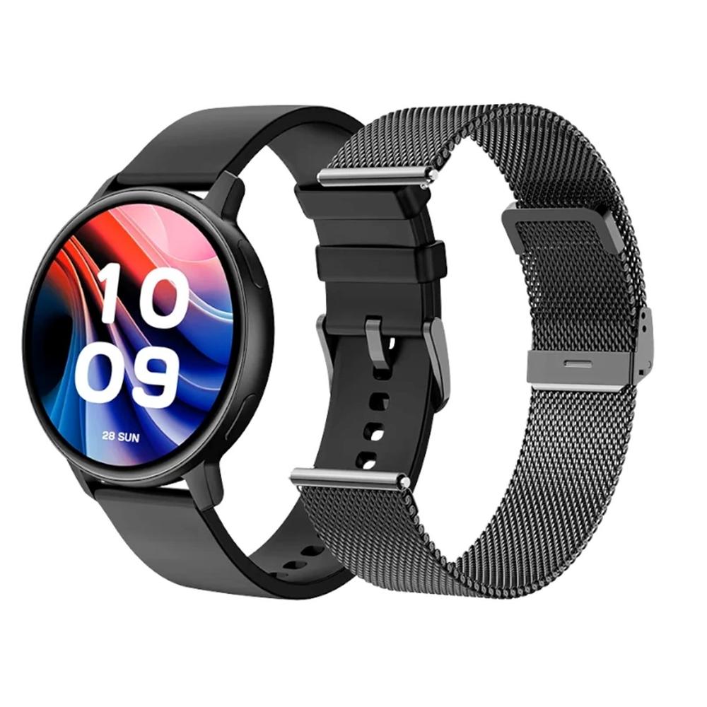 Smartwatch spc smartee duo classic 1.43 pulgadas negro + correa