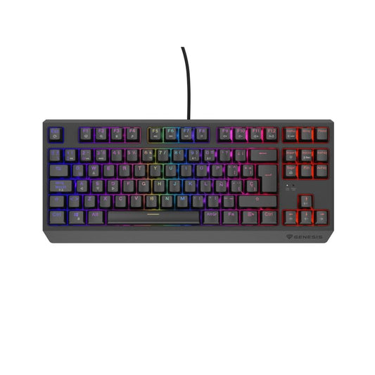 Teclado gaming genesis thor230 tkl rgb usb