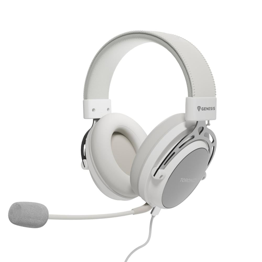 Auriculares gaming genesis toron 301 mini jack blanco