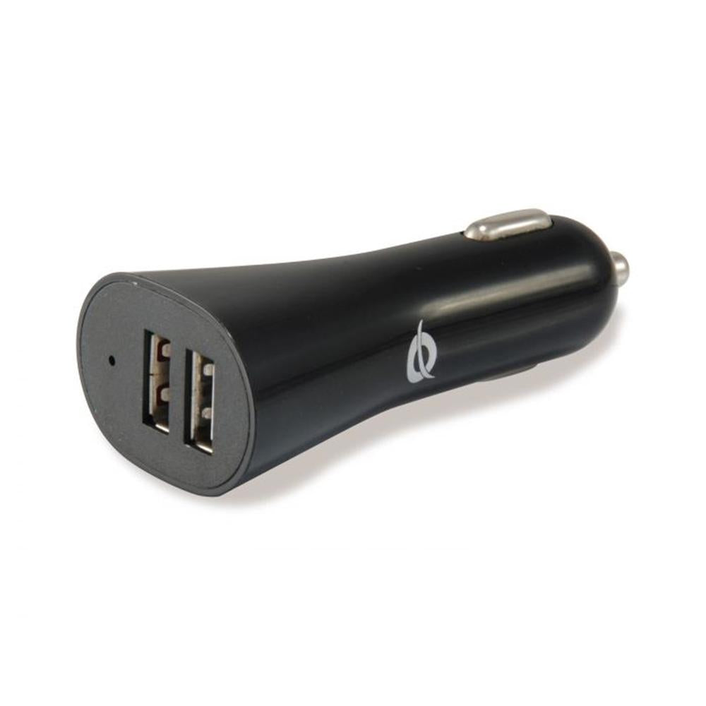 Cargador de coche conceptronic cusbcar4a 2x usb tipo a