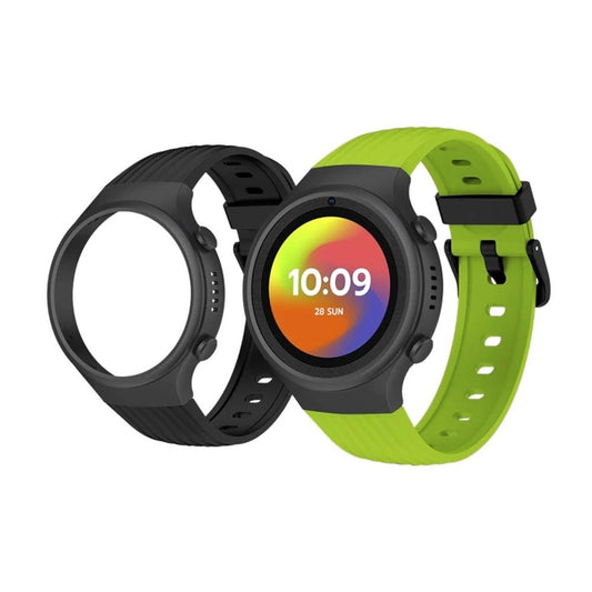 Smartwatch spc smartee 4g junior 1.2 pulgadas verde + funda negra