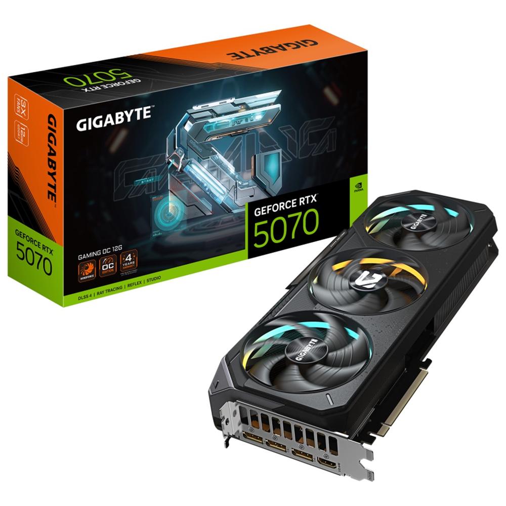 Tarjeta grafica gigabyte rtx 5070 gaming oc 12gb