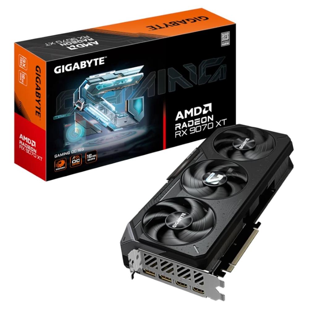 Tarjeta grafica gigabyte radeon rx 9070 xt gaming oc 16gb gddr6