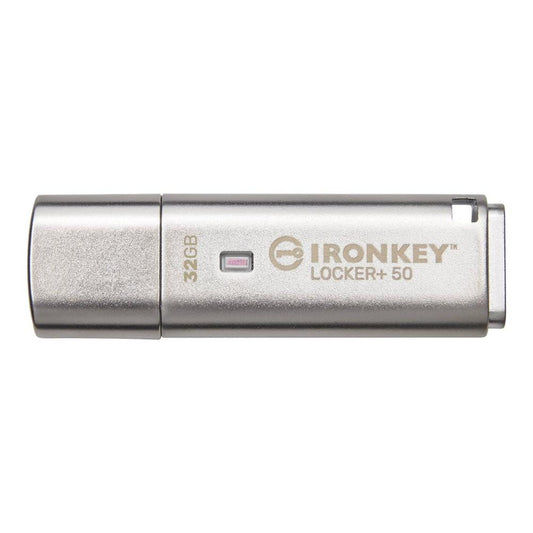 Memoria usb 3.2 kingston 32gb ironkey locker+50