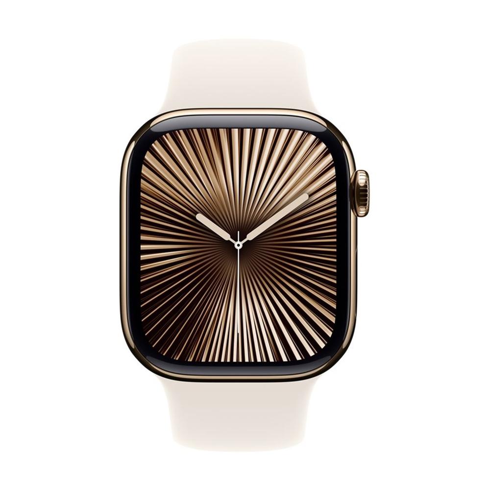 Smartwatch apple watch series 10 gps + cell 42mm golden titanium m - l