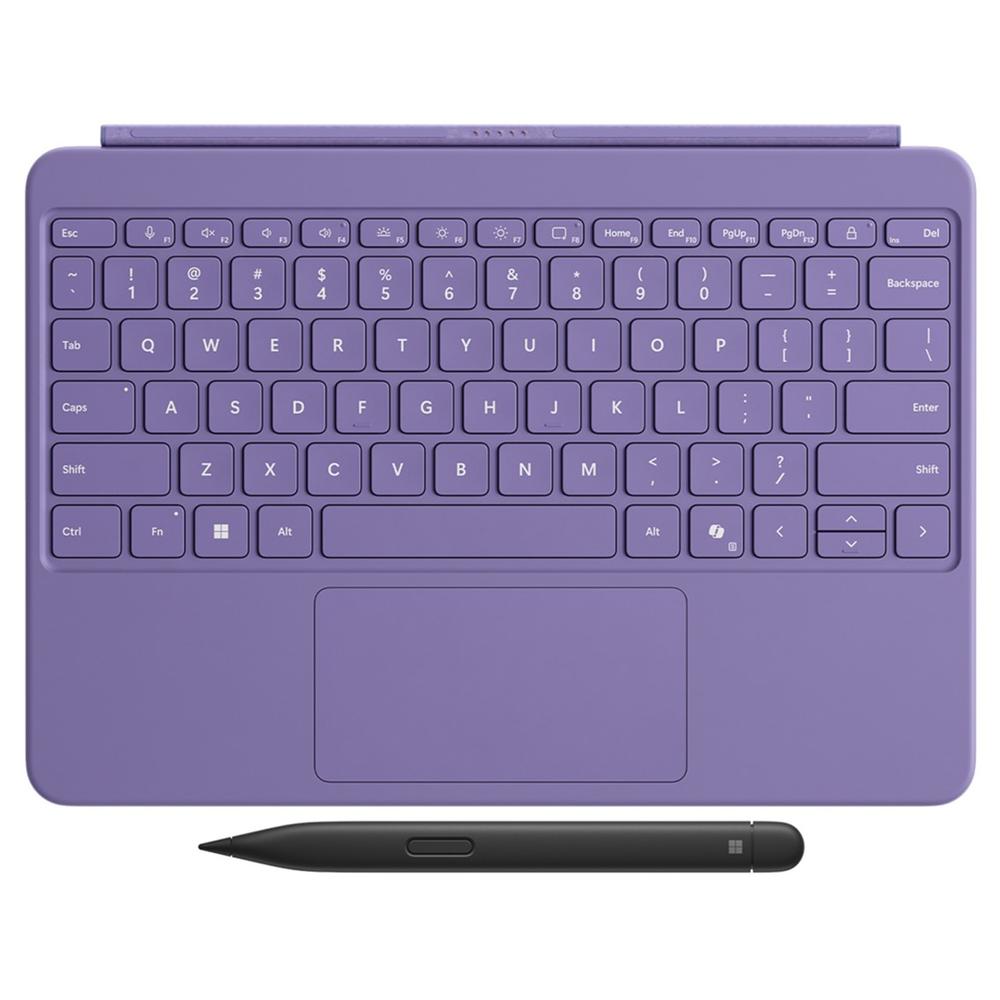 Teclado microsoft surface pro 12 pulgadas + pen violeta