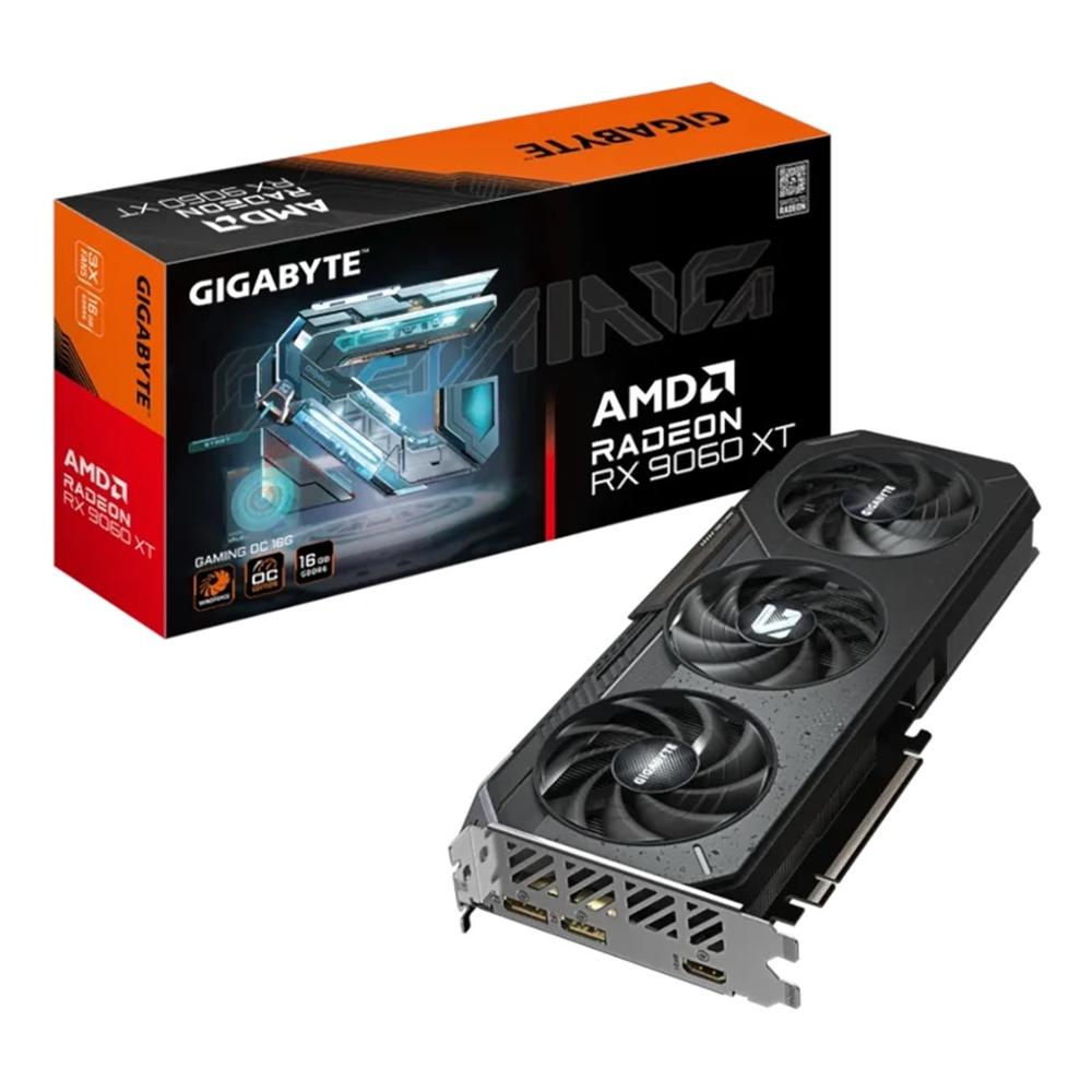 Tarjeta grafica gigabyte radeon rx 9060 xt gaming 8gb gddr6 -  2x dp -  1x hdmi pci express 5.0