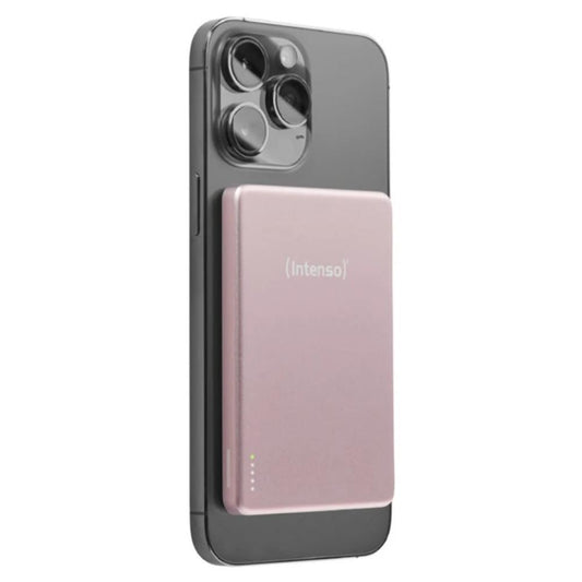 Powerbank intenso mw5000 magsafe rosado magnetico