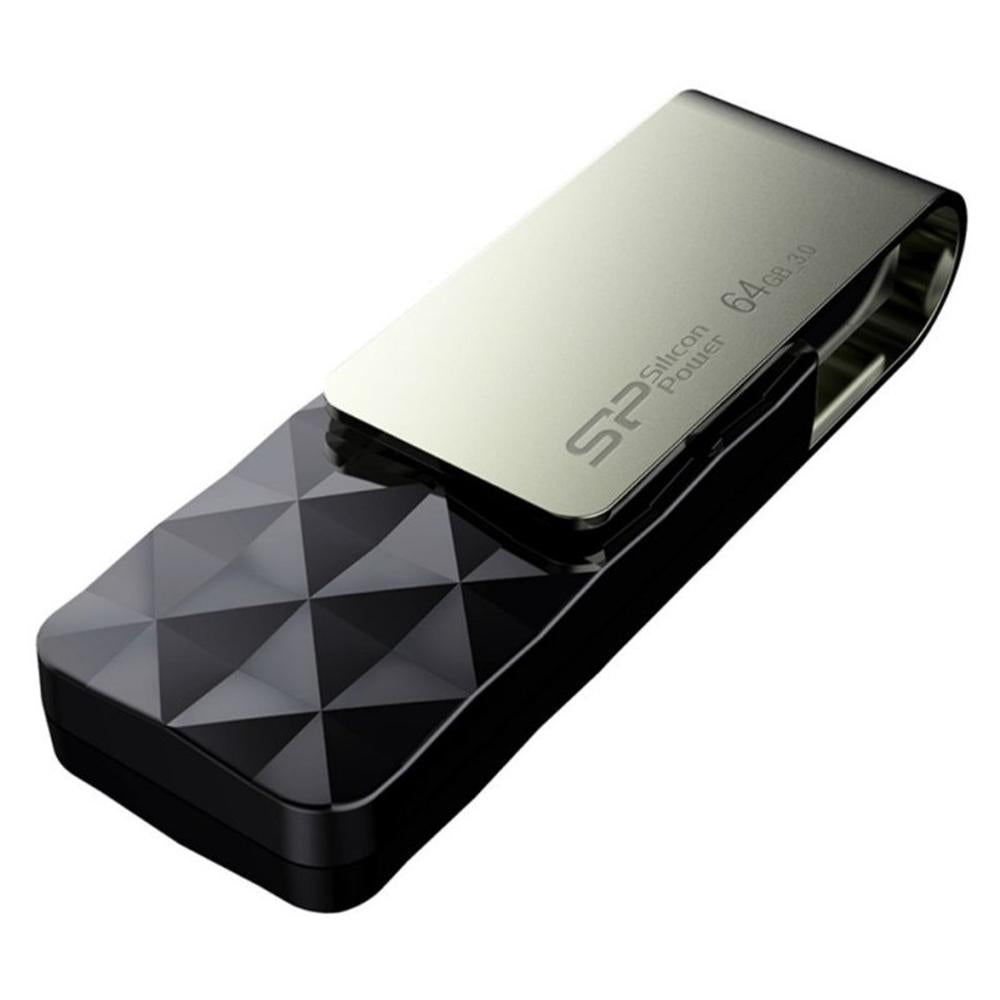Memoria usb 3.1 silicon power blaze b30 64gb black