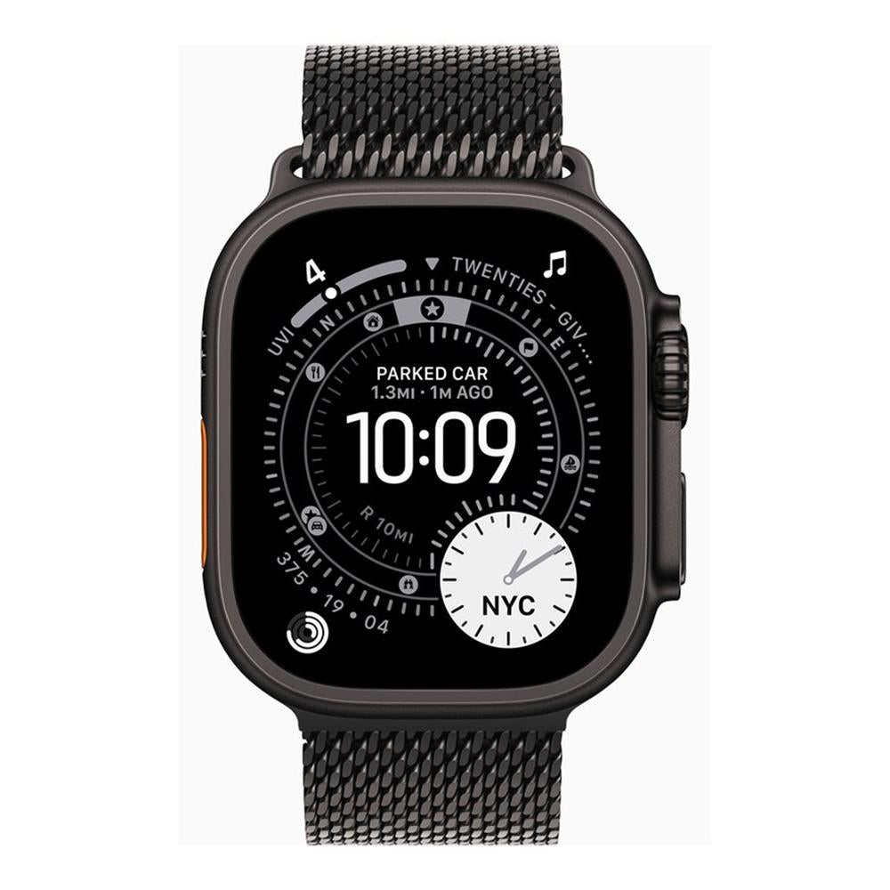 Smartwatch apple watch ultra 3 gps + cellular 49mm black titanium case  black titanium milanese loop -  s