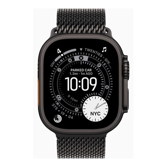 Smartwatch apple watch ultra 3 gps + cellular 49mm black titanium case  black titanium milanese loop -  s