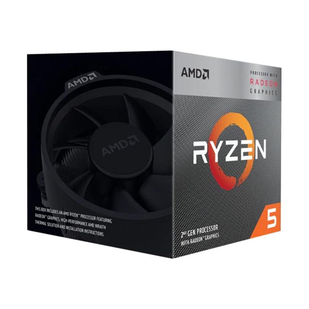 Procesador amd ryzen 5 3400g 4 nucleos 3.7ghz 4mb am4 box