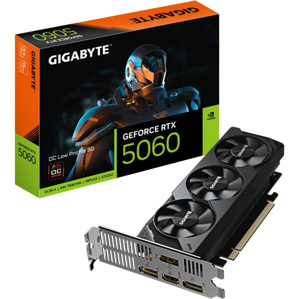 Tarjeta grafica gigabyte  rtx 5060 oc 8gb gddr7 -  3x dp -  1x hdmi pci express 5.0