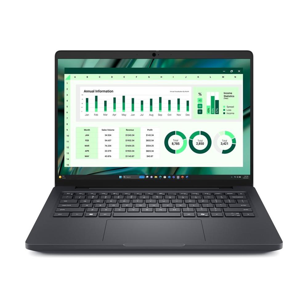 Portatil dell pro max 14 mc14250 u7 - 265h -  16gb -  ssd 512gb -  14 pulgadas fhd+ -  w11p