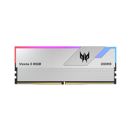 Memoria ram ddr5 32gb 2x16gb acer predator vesta ii - dimm - 6000mt - s cl32 silver