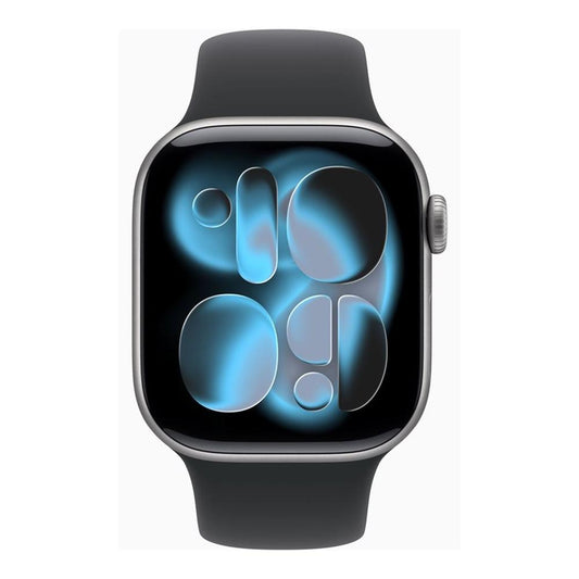 Smartwatch apple watch series 11 gps + cellular 42mm space gray alluminium case black sport loop m - l