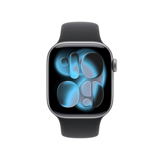 Smartwatch apple watch s11 gps + cellular 42mm space grey aluminium case black sport band s - m