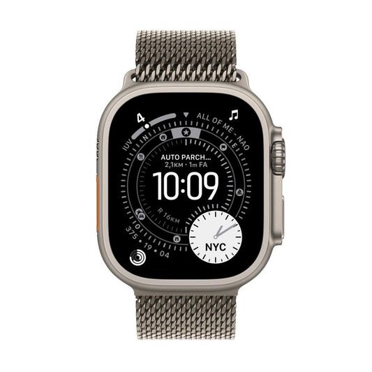 Smartwatch apple watch ultra 3 gps + cellular 49mm natural titanium case natural titanium milanese loop -  l