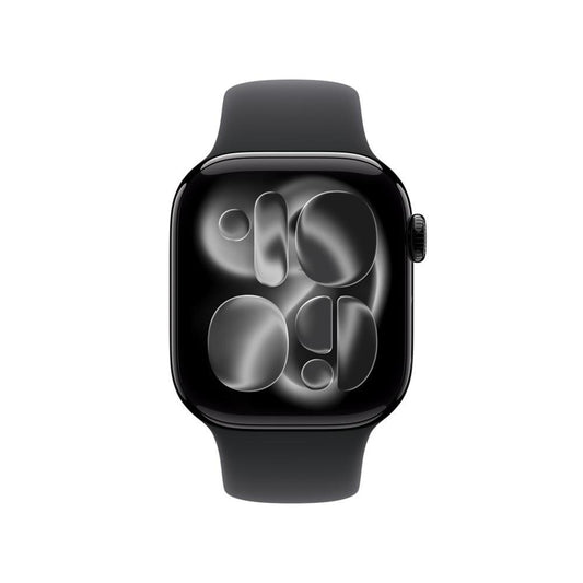 Smartwatch apple watch s11 gps 42mm jet black aluminium case black sport band m - l