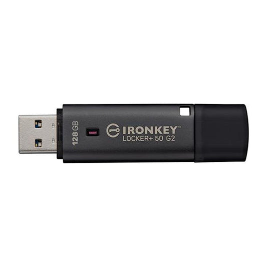 Memoria usb 3.2 kingston 128gb ironkey locker+50 g2
