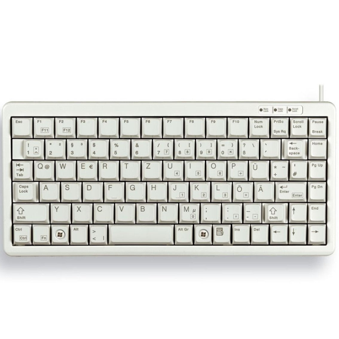Teclado cherry g84 - 4100 usb blanco